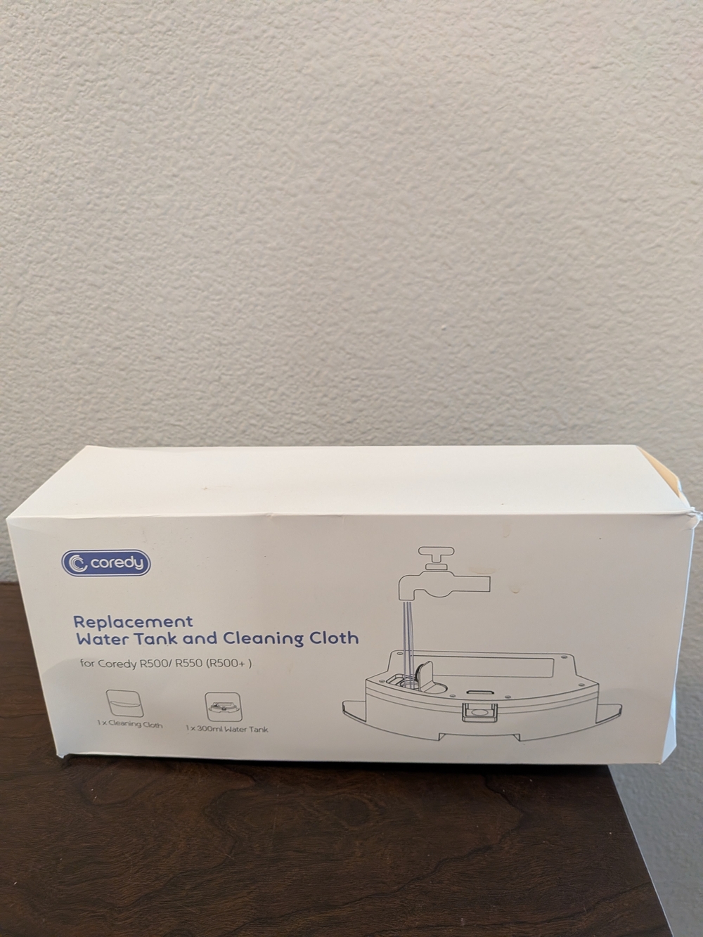Coredy White Replacement Water Tank and Cleaning Cloth